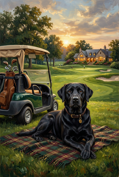 The 19th Hole Portrait for 1 Pet