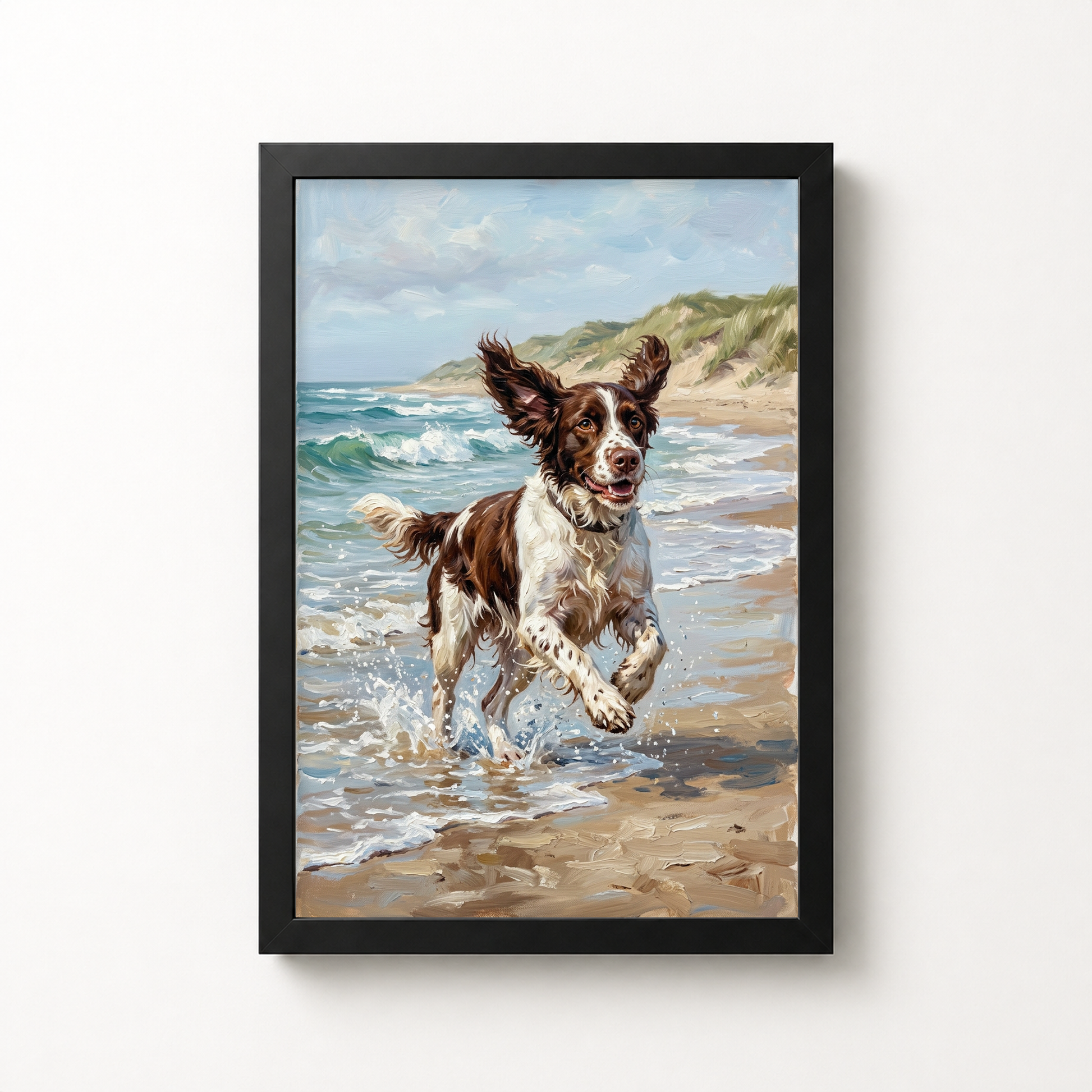 Beach Run Portrait for 1 Pet product photo