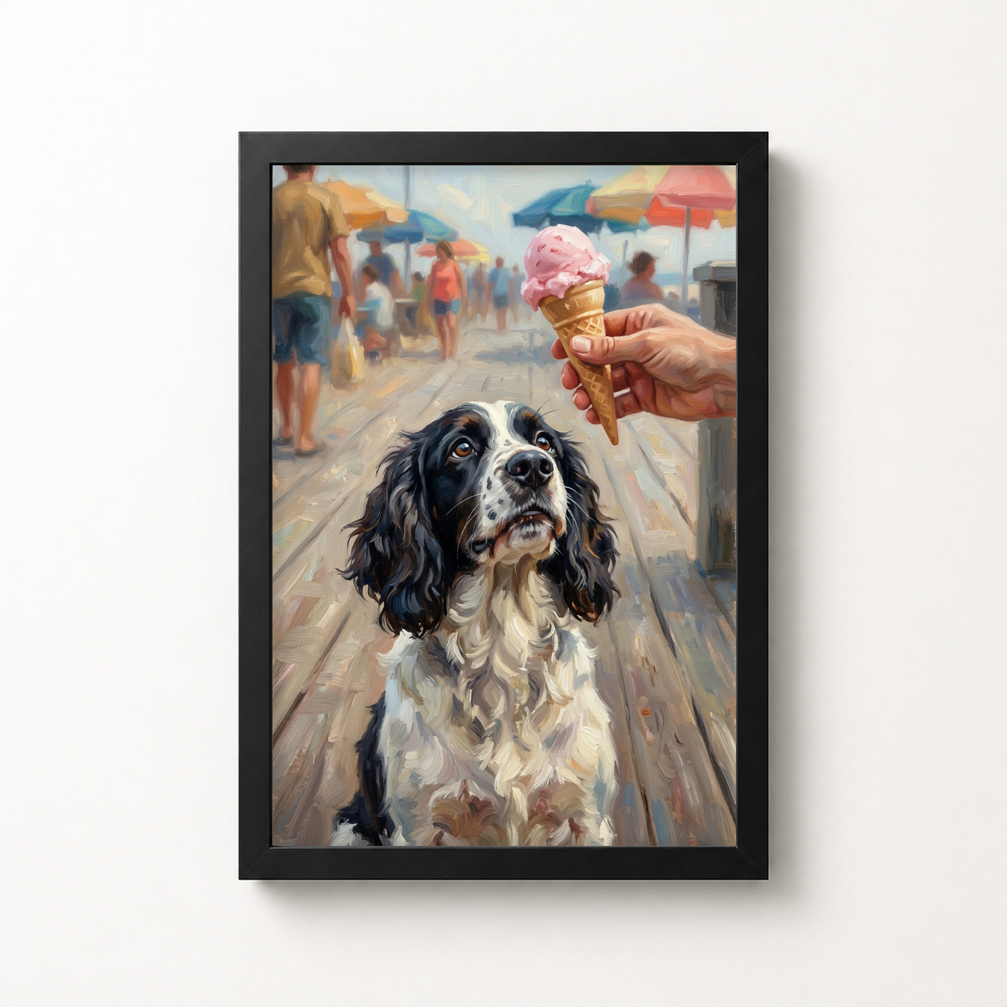 Boardwalk Ice Cream Portrait for 1 Pet product photo