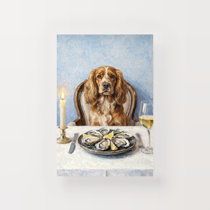 Goodboy Gallery product photo - Clam Bar Classic Portrait for 1 Pet - Print Only - Unframed Print