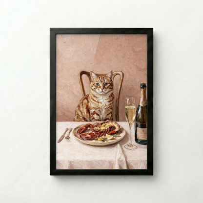 Lobster Dinner Portrait for 1 Pet