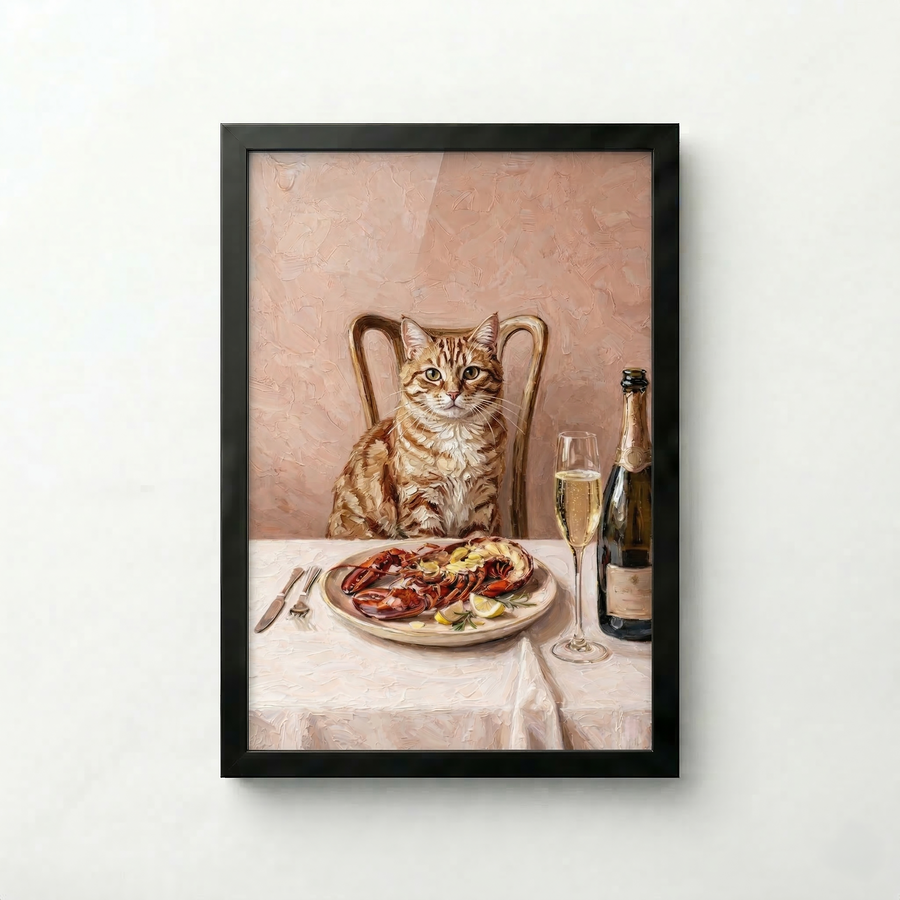 Lobster Dinner Portrait for 1 Pet