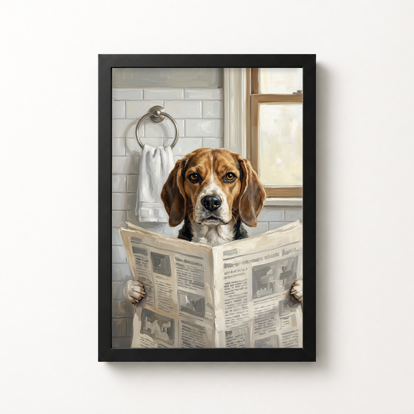 Morning Paper Portrait for 1 Pet product photo