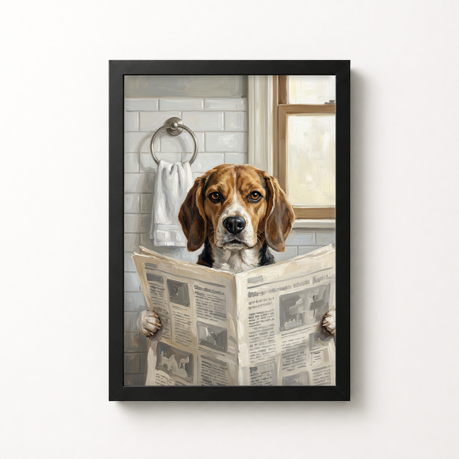 Morning Paper Portrait for 1 Pet product photo