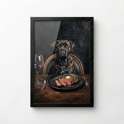 Steak Dinner Portrait for 1 Pet