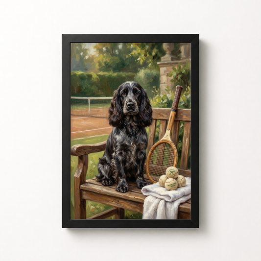 Goodboy Gallery framed product photo - Classic Tennis Club Portrait for 1 Pet