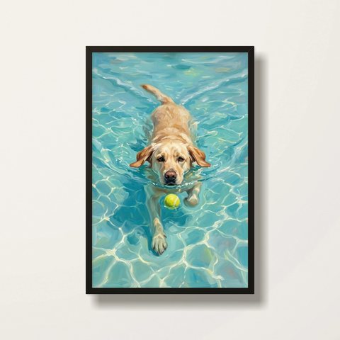 The Swimmer · Black frame product photo