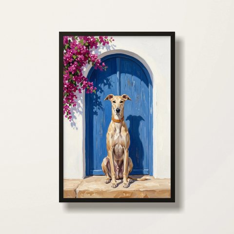 Blue Door · Black frame product photo