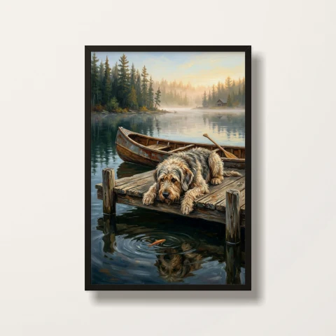 Lake House Companion · Black frame product photo
