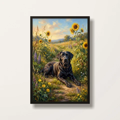 Wildflower Meadow · Black frame product photo